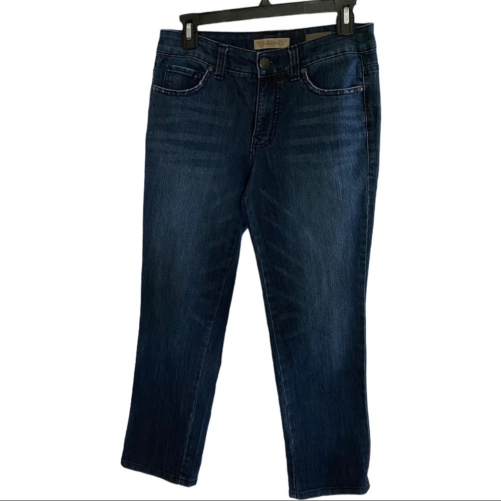 Nine West America Collection Vintage Boho Women Dark Wash Jeans Sz 4 x24